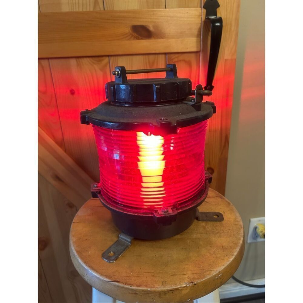 vintage industrial Nautical lamp manufactured by Kokosha (5619)